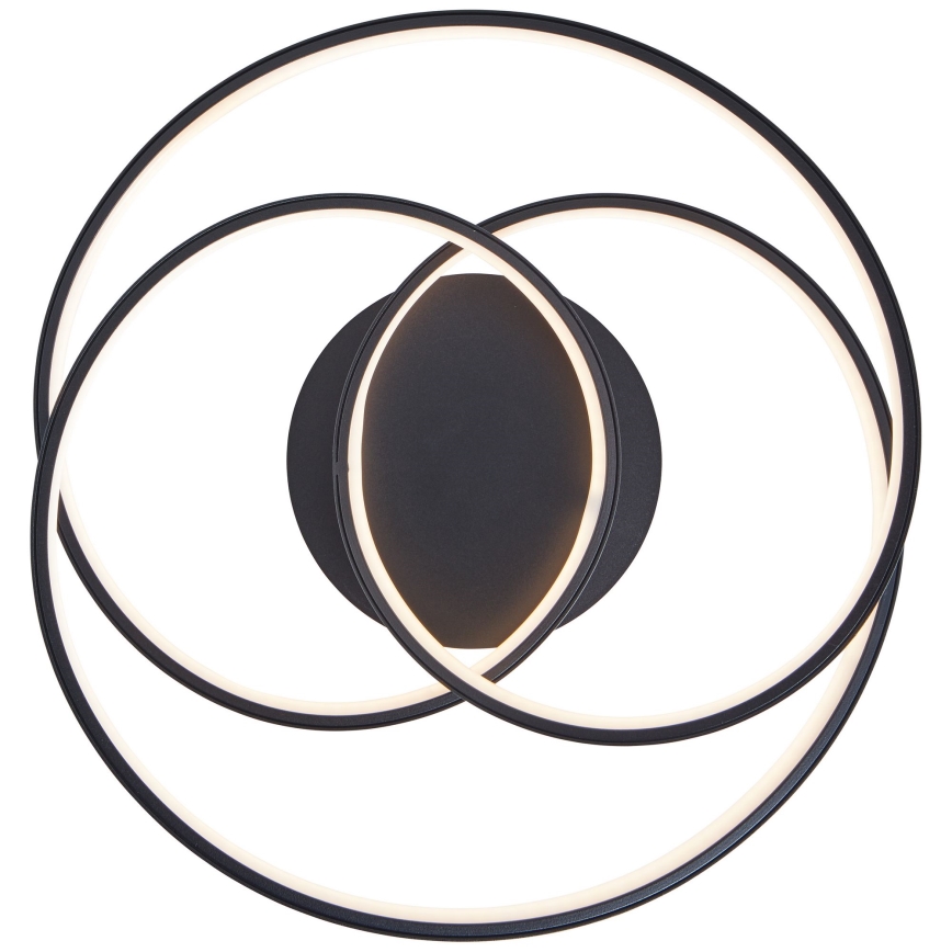 Brilliant - LED lubinis šviestuvas LABYRINTH LED/40W/230V diametras 39,5 cm juoda