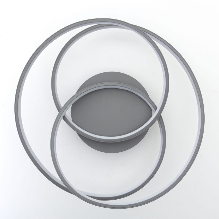Brilliant - LED lubinis šviestuvas LABYRINTH LED/40W/230V diametras 39,5 cm pilka