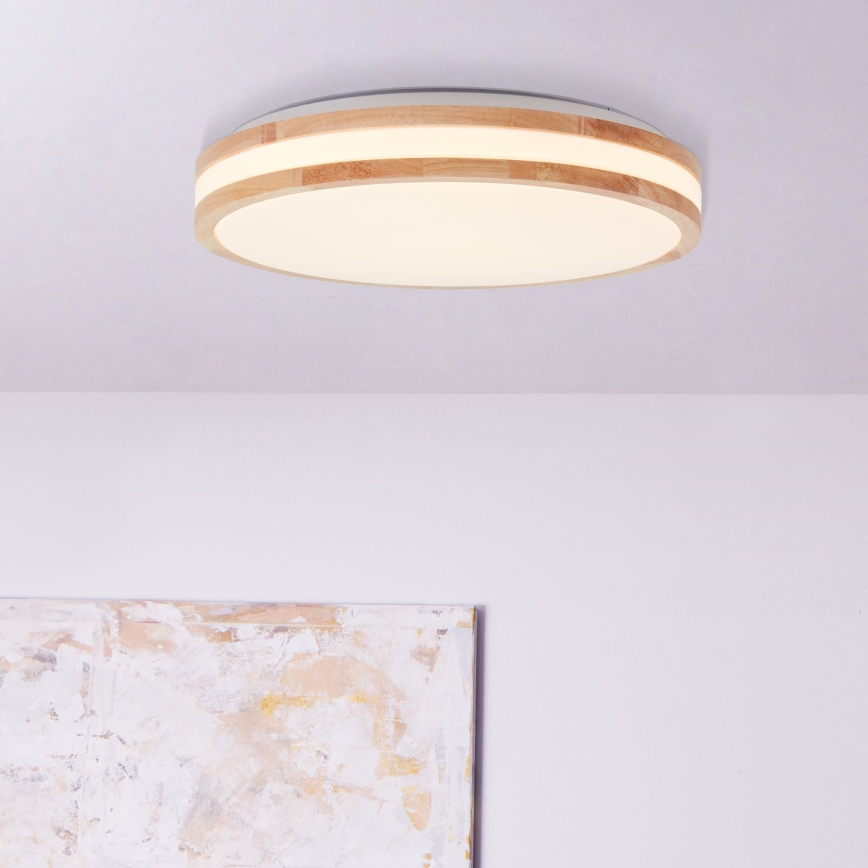 Brilliant - LED lubinis šviestuvas LASKOS LED/22W/230V skersmuo 38 cm kaučiukmedis