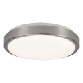 Brilliant - LED lubinis šviestuvas LIVIUS LED/18W/230V diametras 28 cm 3000K matinis chromas