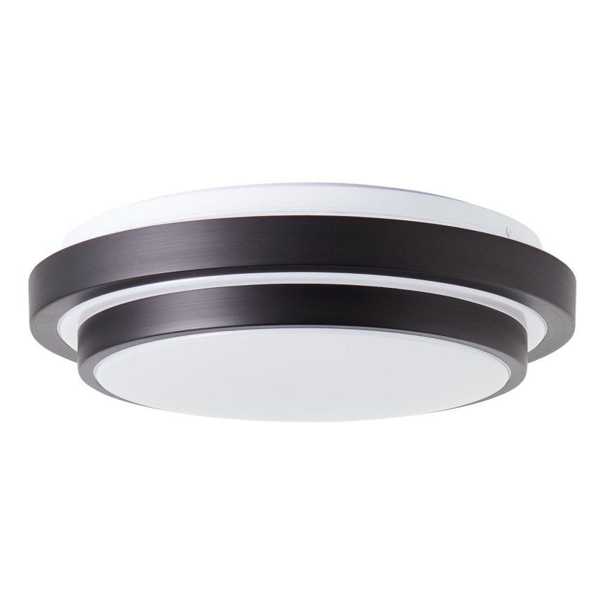 Brilliant - LED lubinis šviestuvas MALMÖ LED/12W/230V 3000K diametras 34,5 cm juoda