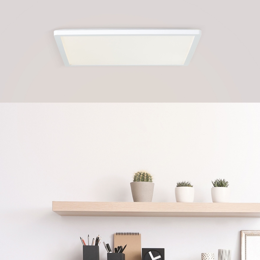 Brilliant - LED lubinis šviestuvas MILTON LED/24W/230V 42x42 cm baltas