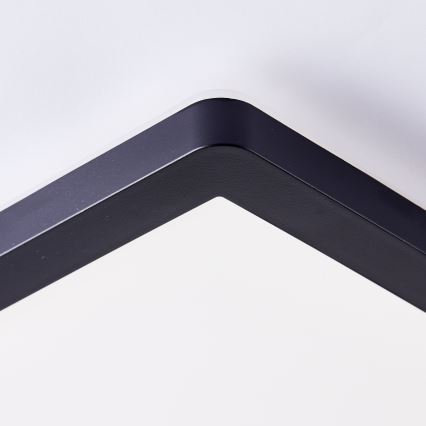 Brilliant - LED lubinis šviestuvas MILTON LED/24W/230V 42x42 cm juodas