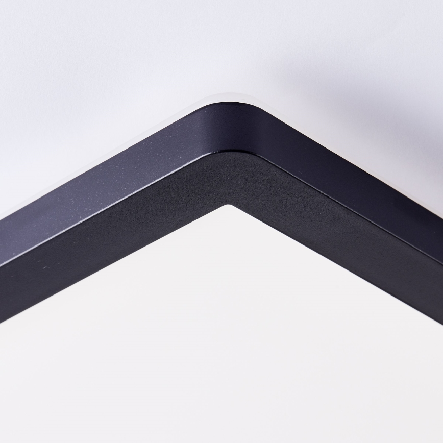 Brilliant - LED lubinis šviestuvas MILTON LED/24W/230V 42x42 cm juodas