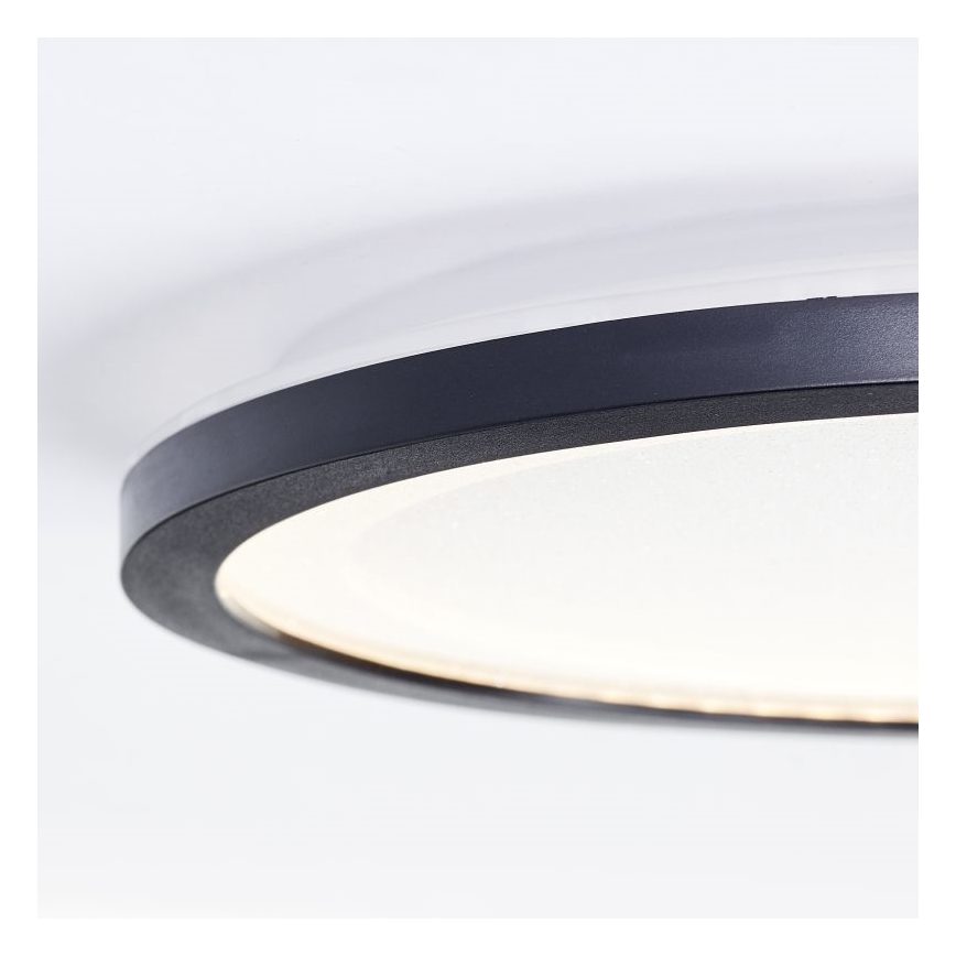 Brilliant - LED lubinis šviestuvas MOSAKO LED/16W/230V 3000K diametras 25 cm juoda