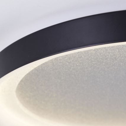 Brilliant - LED lubinis šviestuvas QUITO LED/24W/230V 3000K diametras 33 cm juoda