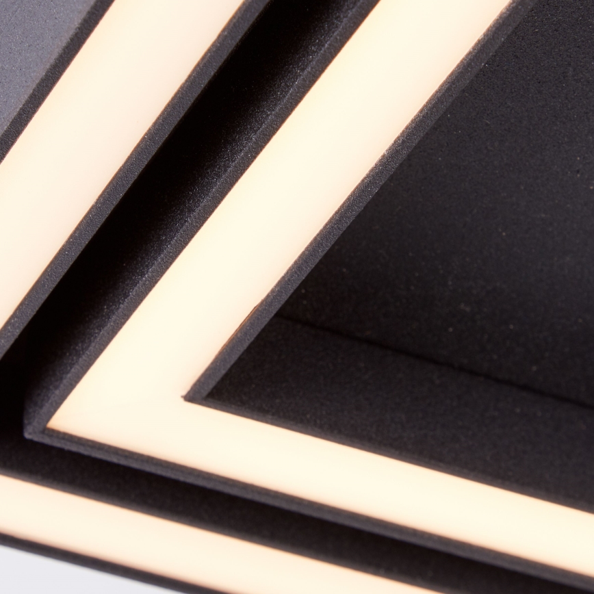 Brilliant - LED lubinis šviestuvas QUON LED/24W/230V 3000K 40x40 cm juoda