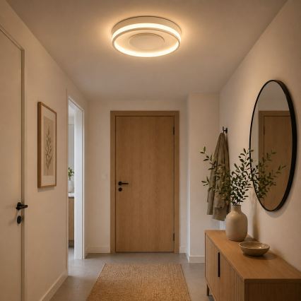 Brilliant - lubinis LED šviestuvas REVOLA LED/33W/230V 3000/4000/6500K skersmuo 40 cm smėlio spalvos