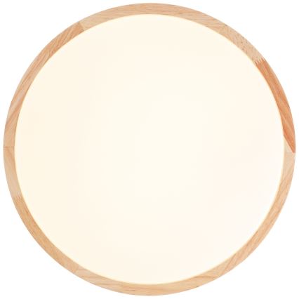 Brilliant - LED lubinis šviestuvas SLIMLINE LED/22W/230V Ø 39 cm kaučiukmedis