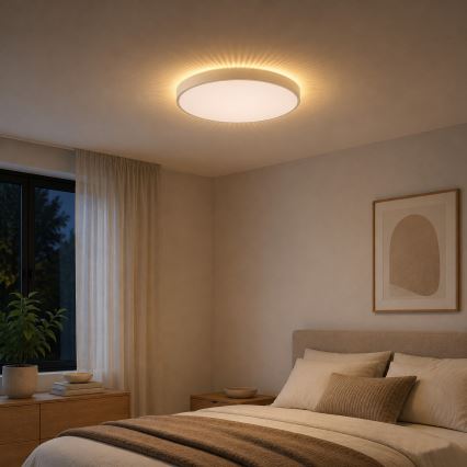 Brilliant - LED lubinis šviestuvas SOLISTRA LED/36W/230V skersm. 54 cm balta