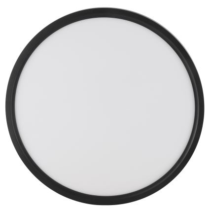 Brilliant - LED lubinis šviestuvas su judesio ir sutemos jutikliu GALO LED/26W/230V, skersmuo 40 cm, juodos spalvos