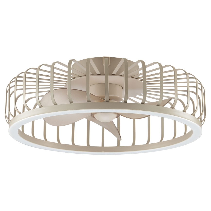 Brilliant - dimeriuojamas LED lubinis šviestuvas su ventiliatoriumi CAPO LED/36W/230V 2700-6500K skersmuo 48 cm smėlinis + nuotolinis valdymas
