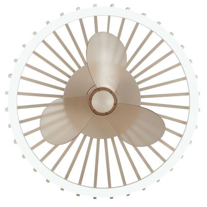 Brilliant - dimeriuojamas LED lubinis šviestuvas su ventiliatoriumi CAPO LED/36W/230V 2700-6500K skersmuo 48 cm smėlinis + nuotolinis valdymas
