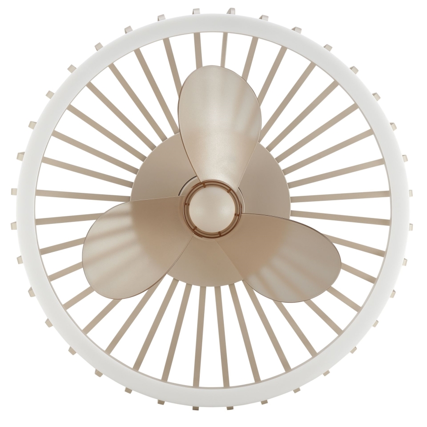 Brilliant - dimeriuojamas LED lubinis šviestuvas su ventiliatoriumi CAPO LED/36W/230V 2700-6500K skersmuo 48 cm smėlinis + nuotolinis valdymas