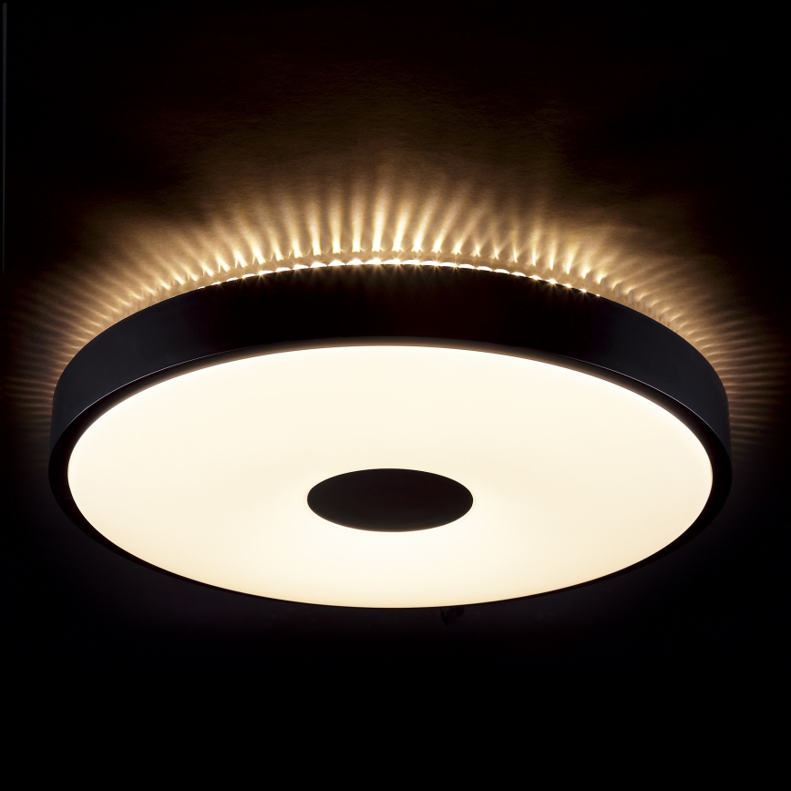 Brilliant - LED lubinis šviestuvas TAVIS LED/24W/230V Ø 44,5 cm juodas