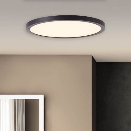 Brilliant - LED lubinis šviestuvas TUCO LED/16W/230V skersmuo 25 cm juodas