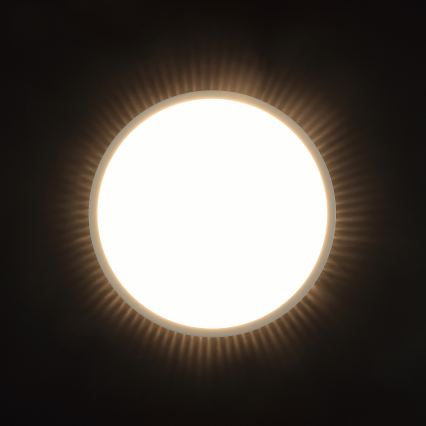 Brilliant - LED lubų šviestuvas SOLISTRA LED/18W/230V, skersmuo 34,5 cm, smėlio spalvos