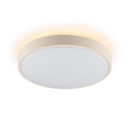Brilliant - LED lubų šviestuvas SOLISTRA LED/18W/230V, skersmuo 34,5 cm, smėlio spalvos