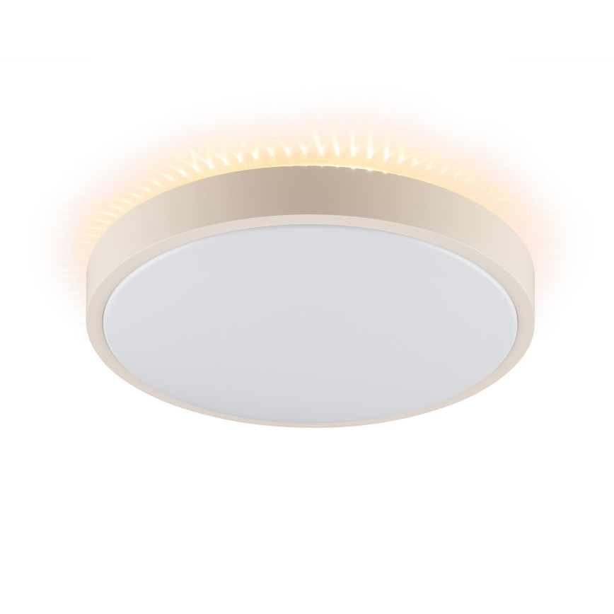 Brilliant - LED lubų šviestuvas SOLISTRA LED/18W/230V, skersmuo 34,5 cm, smėlio spalvos