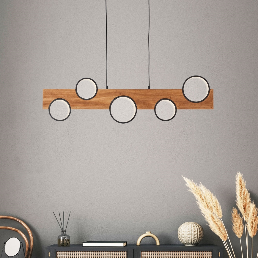 Brilliant - LED Pakabinamas sietynas CHEESY LED/34W/230V pušis