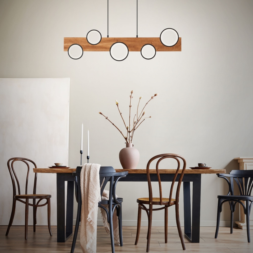 Brilliant - LED Pakabinamas sietynas CHEESY LED/34W/230V pušis