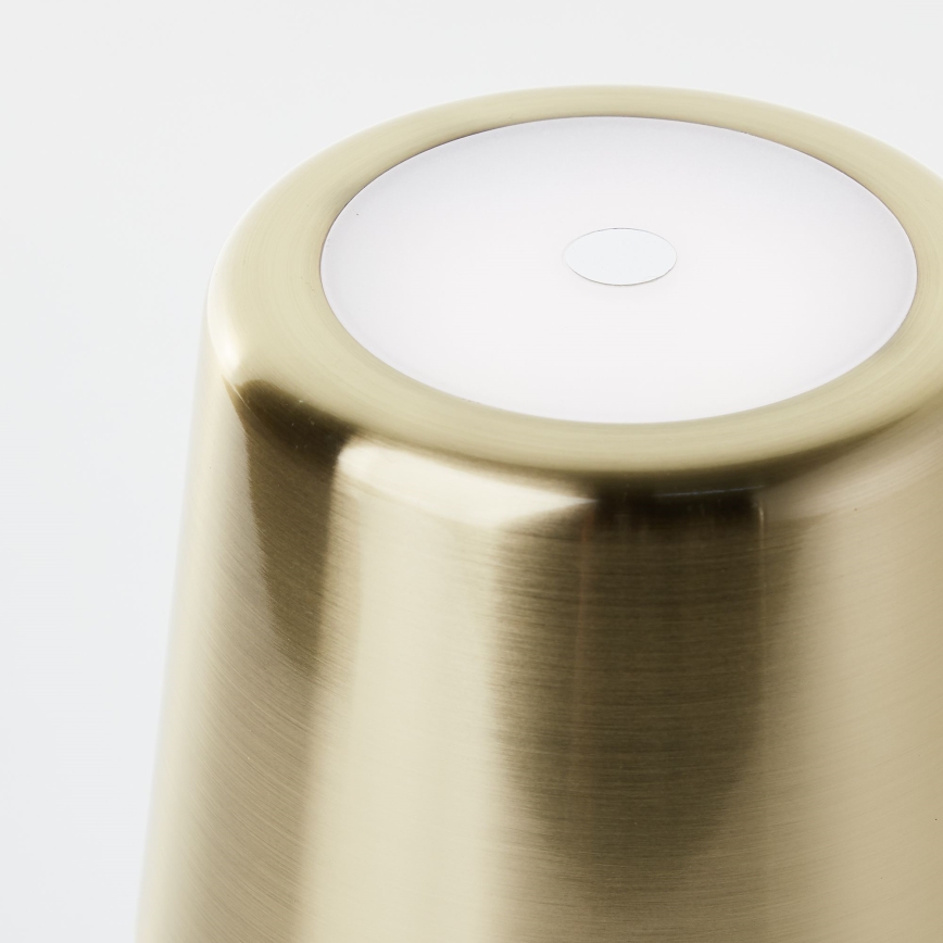 Brilliant - LED Pritemdomas jutiklinė lauko lempa XAANA LED/4W/5V 3000/4000/6500K 2600 mAh IP44 auksas