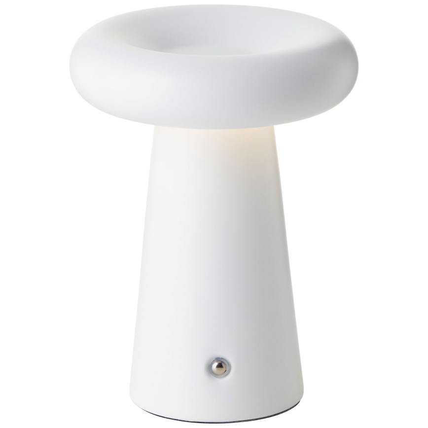 Brilliant - LED Pritemdomas jutiklinė lauko Stalinis šviestuvas MUFFIN LED/3W/5V USB 2600 mAh IP44 balta