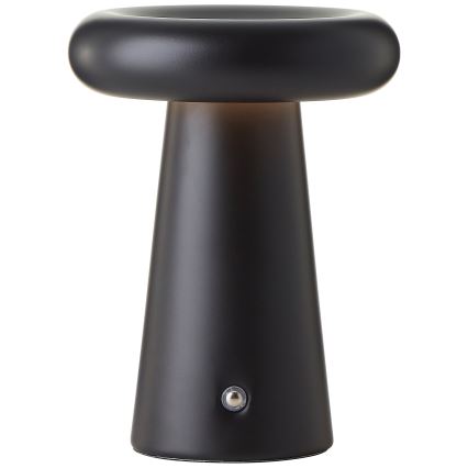Brilliant - LED Pritemdomas jutiklinė lauko Stalinis šviestuvas MUFFIN LED/3W/5V USB 2600 mAh IP44 juoda