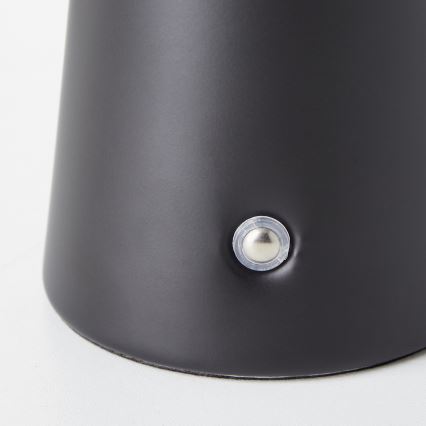 Brilliant - LED Pritemdomas jutiklinė lauko Stalinis šviestuvas MUFFIN LED/3W/5V USB 2600 mAh IP44 juoda