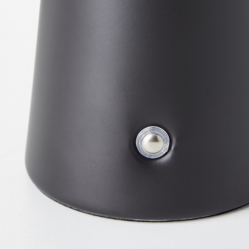 Brilliant - LED Pritemdomas jutiklinė lauko Stalinis šviestuvas MUFFIN LED/3W/5V USB 2600 mAh IP44 juoda