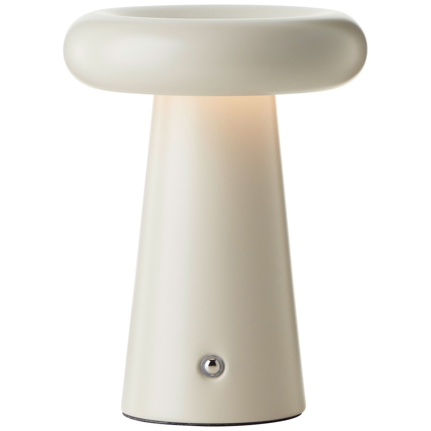 Brilliant - LED pritemdomas, liečiamas stalinis šviestuvas MUFFIN LED/3W/5V USB 2600 mAh IP44 krém