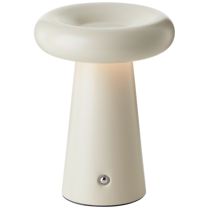 Brilliant - LED pritemdomas, liečiamas stalinis šviestuvas MUFFIN LED/3W/5V USB 2600 mAh IP44 krém