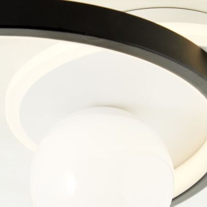 Brilliant - LED Pritemdomas lubinis šviestuvas ATLANTA LED/24W/230V juoda/balta