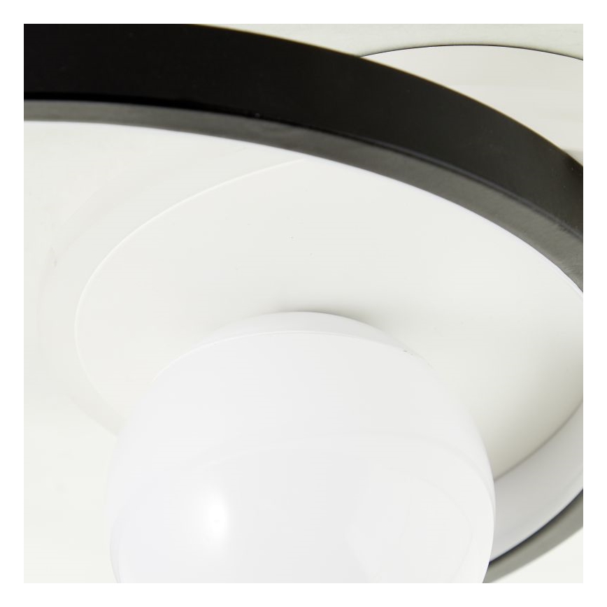 Brilliant - LED Pritemdomas lubinis šviestuvas ATLANTA LED/24W/230V juoda/balta