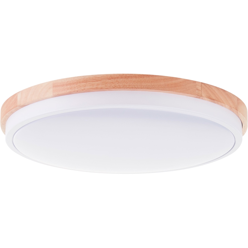 Brilliant - LED Pritemdomas lubinis šviestuvas BAARLO LED/24W/230V diametras 35 cm balta/Kietmedis - FSC sertifikuota