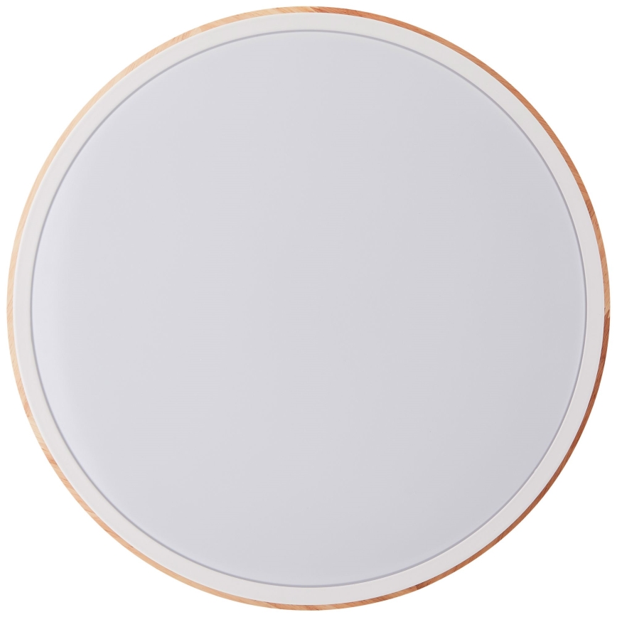 Brilliant - LED Pritemdomas lubinis šviestuvas BAARLO LED/24W/230V diametras 35 cm balta/Kietmedis - FSC sertifikuota