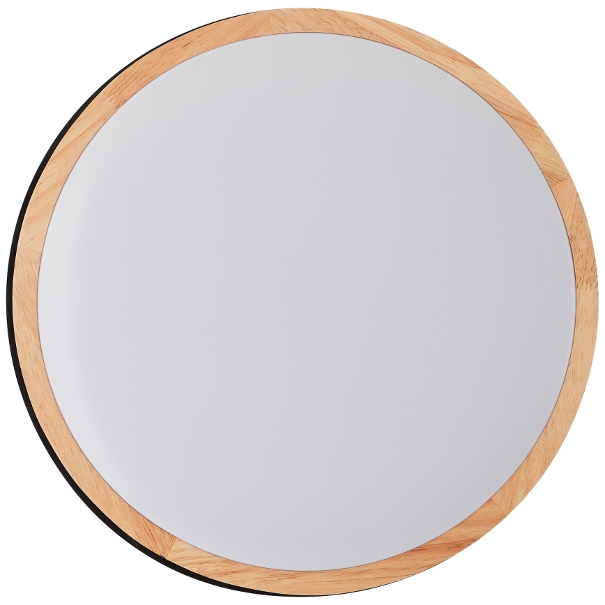 Brilliant - LED Pritemdomas lubinis šviestuvas BAARLO LED/24W/230V diametras 35 cm juoda/Kietmedis - FSC sertifikuota