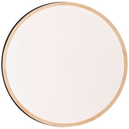 Brilliant - LED Pritemdomas lubinis šviestuvas BAARLO LED/36W/230V 3000-6500K diametras 50 cm juoda/Kietmedis + nuotolinio valdymo pultas - FSC sertifikuota