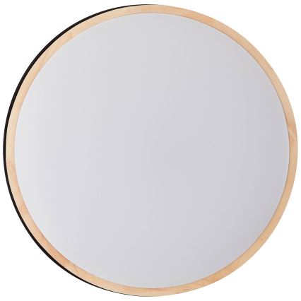 Brilliant - LED Pritemdomas lubinis šviestuvas BAARLO LED/36W/230V 3000-6500K diametras 50 cm juoda/Kietmedis + nuotolinio valdymo pultas - FSC sertifikuota