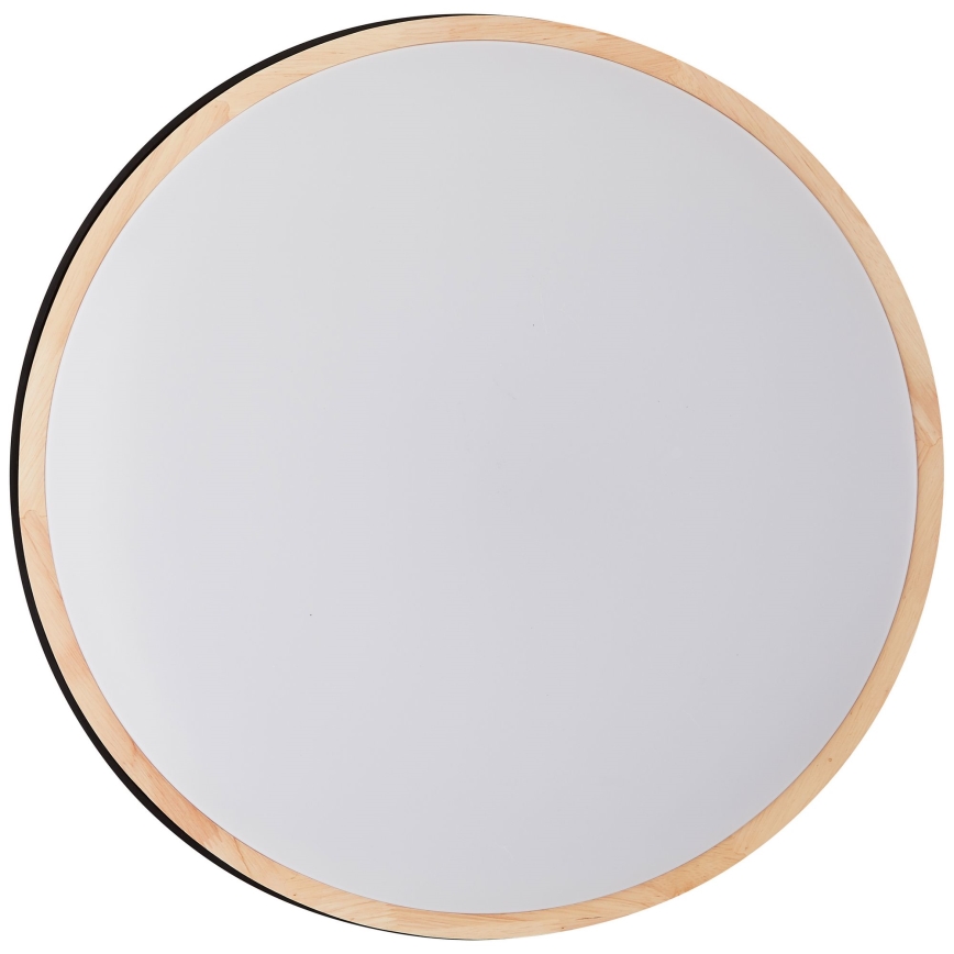 Brilliant - LED Pritemdomas lubinis šviestuvas BAARLO LED/36W/230V 3000-6500K diametras 50 cm juoda/Kietmedis + nuotolinio valdymo pultas - FSC sertifikuota