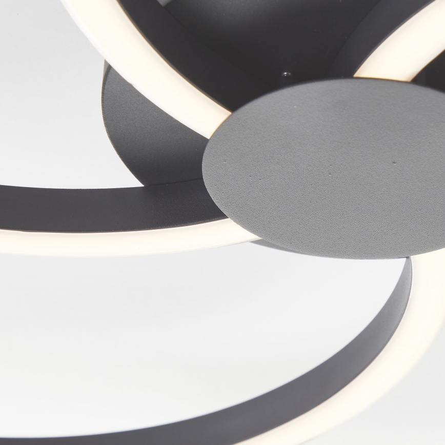 Brilliant - LED Pritemdomas lubinis šviestuvas FICO LED/32W/230V diametras 57 cm juoda