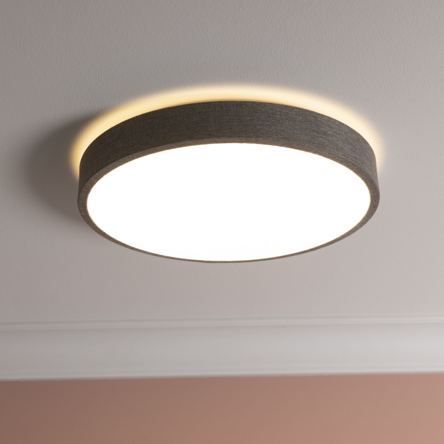 Brilliant - LED Pritemdomas lubinis šviestuvas FILIZ LED/24W/230V diametras 38,5 cm pilka