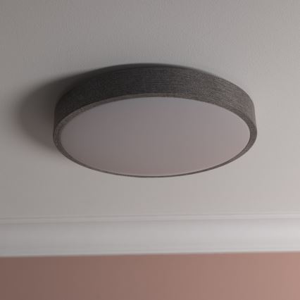 Brilliant - LED Pritemdomas lubinis šviestuvas FILIZ LED/24W/230V diametras 38,5 cm pilka