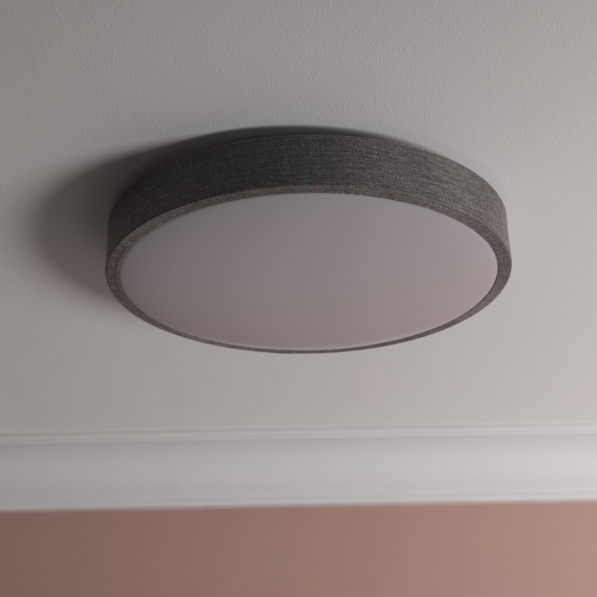 Brilliant - LED Pritemdomas lubinis šviestuvas FILIZ LED/24W/230V diametras 38,5 cm pilka