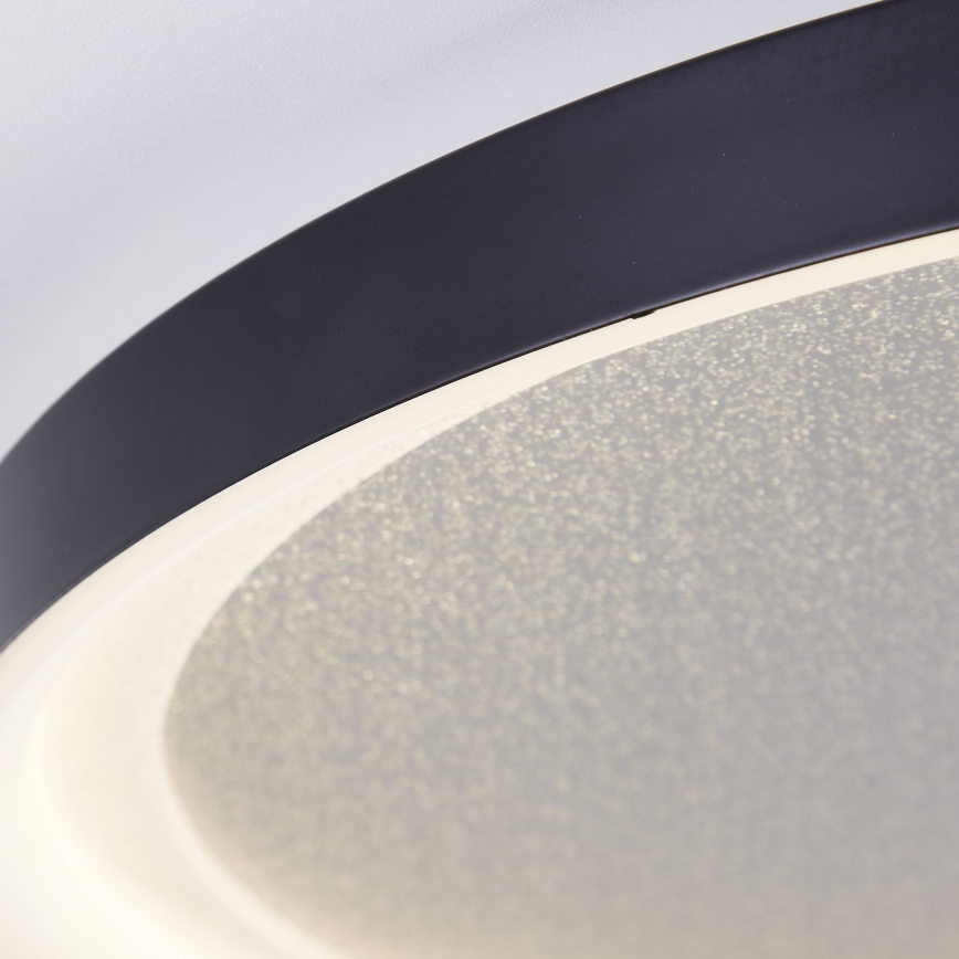 Brilliant - LED Pritemdomas lubinis šviestuvas QUITO LED/30W/230V 3000K diametras 42 cm juoda