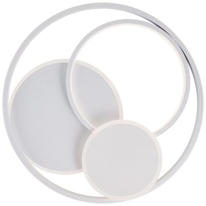Brilliant - LED Pritemdomas lubinis šviestuvas RUNDA LED/50W/230V 3000-6500K balta + nuotolinio valdymo pultas