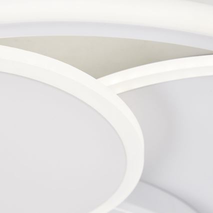 Brilliant - LED Pritemdomas lubinis šviestuvas RUNDA LED/50W/230V 3000-6500K balta + nuotolinio valdymo pultas