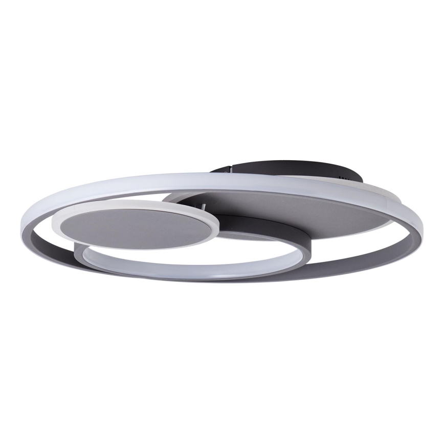 Brilliant - LED Pritemdomas lubinis šviestuvas RUNDA LED/50W/230V 3000-6500K juoda + nuotolinio valdymo pultas