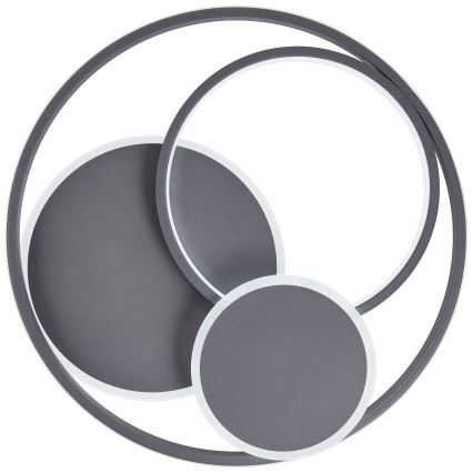 Brilliant - LED Pritemdomas lubinis šviestuvas RUNDA LED/50W/230V 3000-6500K juoda + nuotolinio valdymo pultas