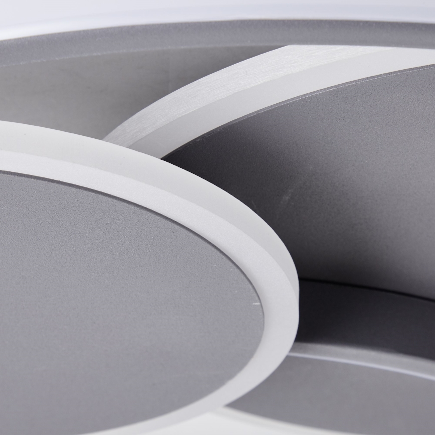 Brilliant - LED Pritemdomas lubinis šviestuvas RUNDA LED/50W/230V 3000-6500K juoda + nuotolinio valdymo pultas
